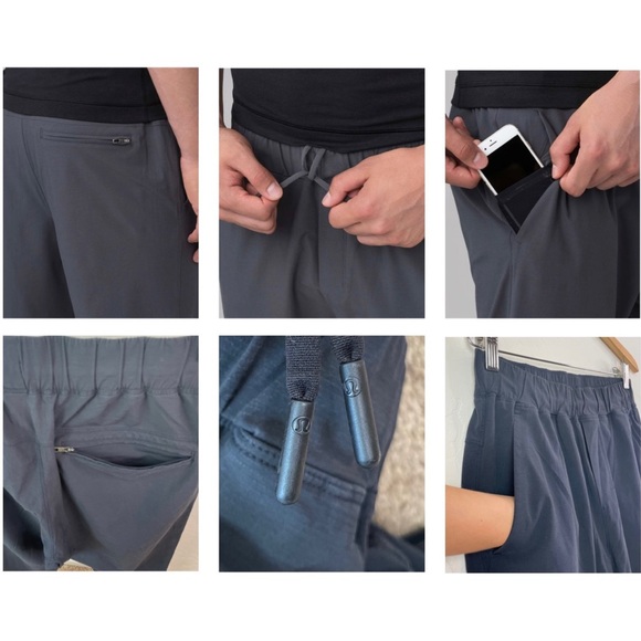 Lululemon Men’s Raised City Pant 31" Pull-On Grey Pants Size Small Style M5427S - Picture 8 of 16